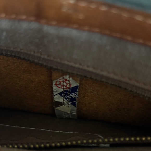 Berman's 80's Elegant Brown Leather Handbag - Picture 4 of 7